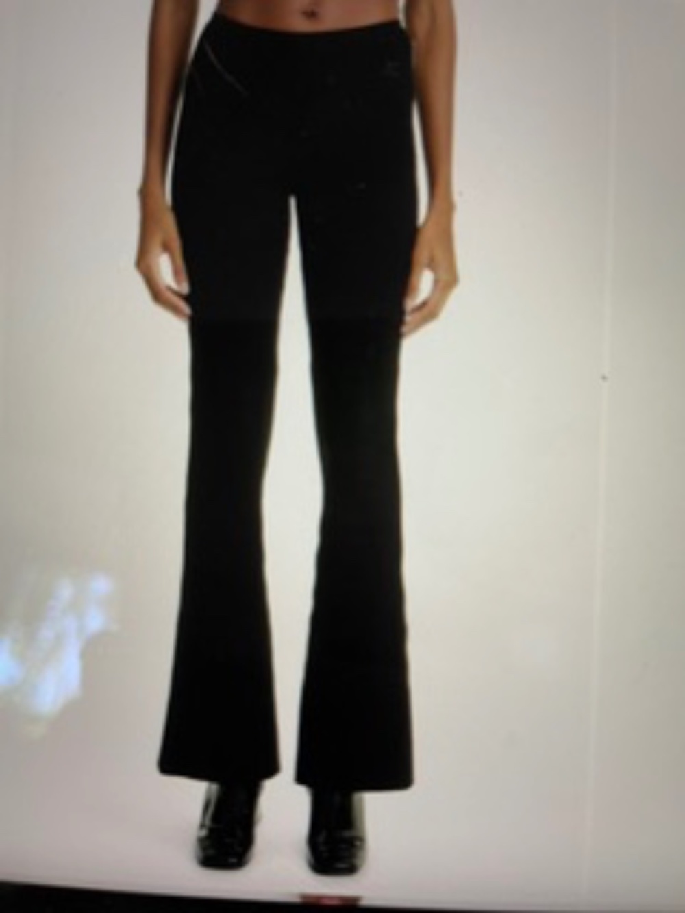 Courrèges Classic Rib Trousers NWT Black Sz 36/US 4 — Dover Street Market